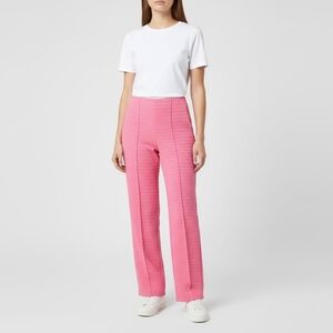 Missguided Hot Pink Boucle Flare Trouser Cord Size 4